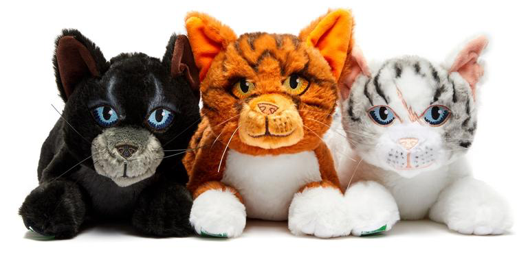 Cinderpelt, Leafpool and Ivypool plushies on sale now!