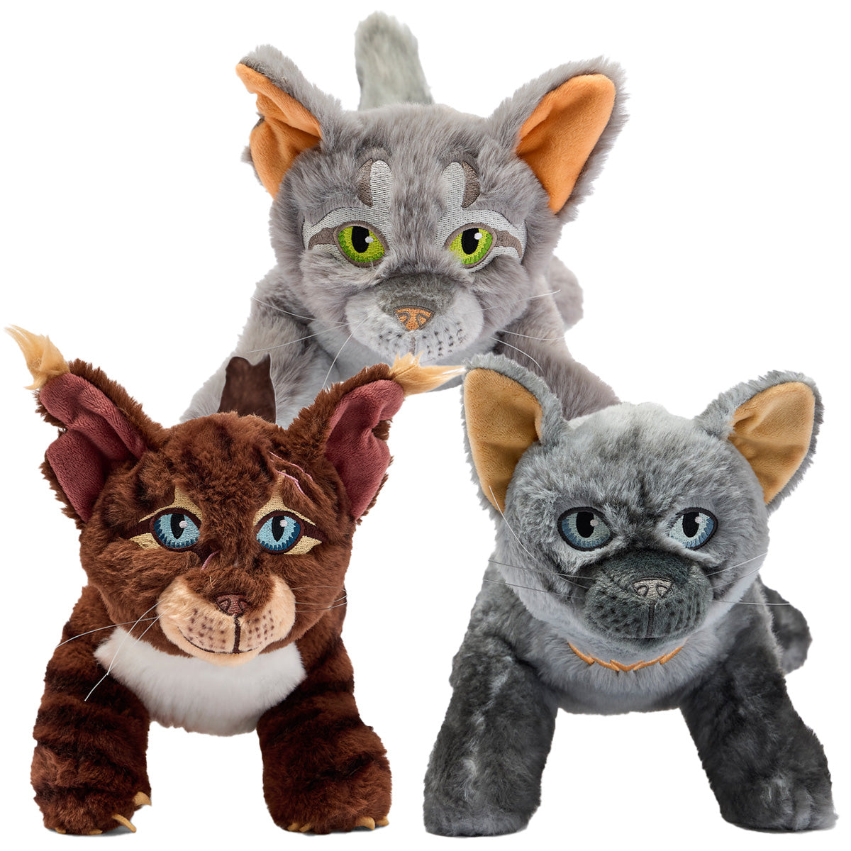 SET OF 3 LARGE PLUSH - Frostpaw, Dovewing & Hawkfrost | Official ...