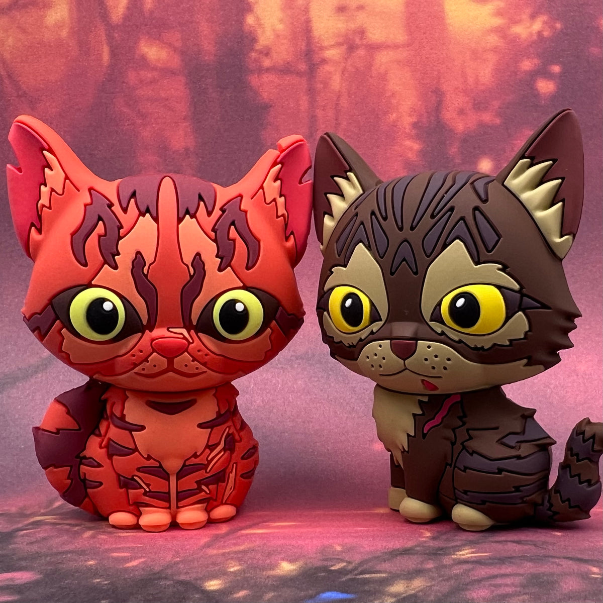 Brambleclaw and Squirrelflight - Mini Collector Figures (The NEW Prophecies Begin) Warriors Cats Store - USA