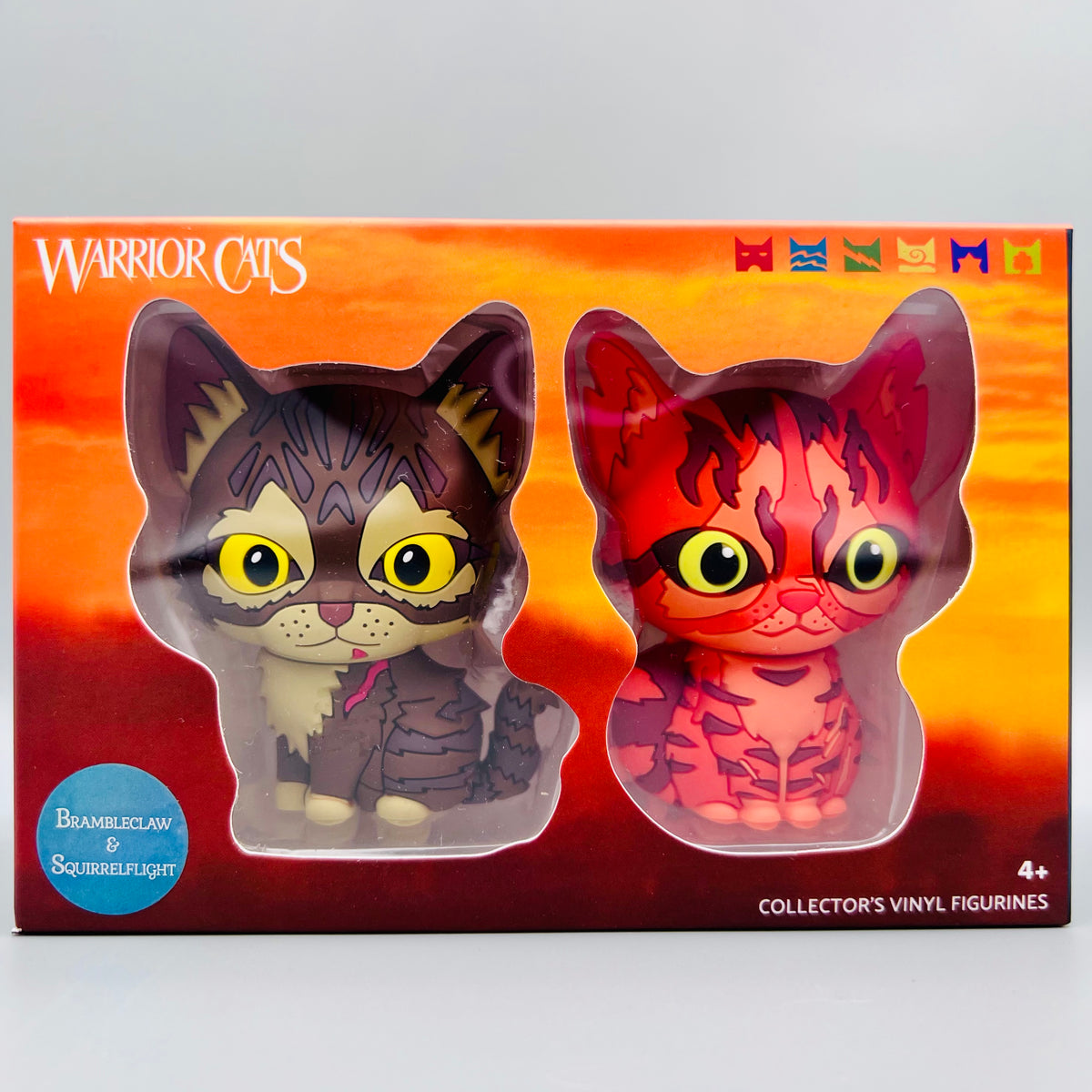 Brambleclaw and Squirrelflight - Mini Collector Figures (The NEW Prophecy) Warriors Cats Store - USA