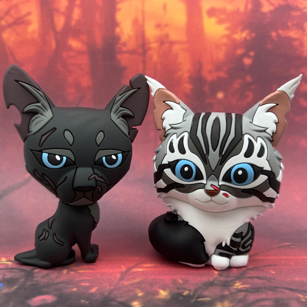 Crowfeather and Feathertail - Mini Collector Figures (The NEW Prophecies Begin) Warriors Cats Store - USA