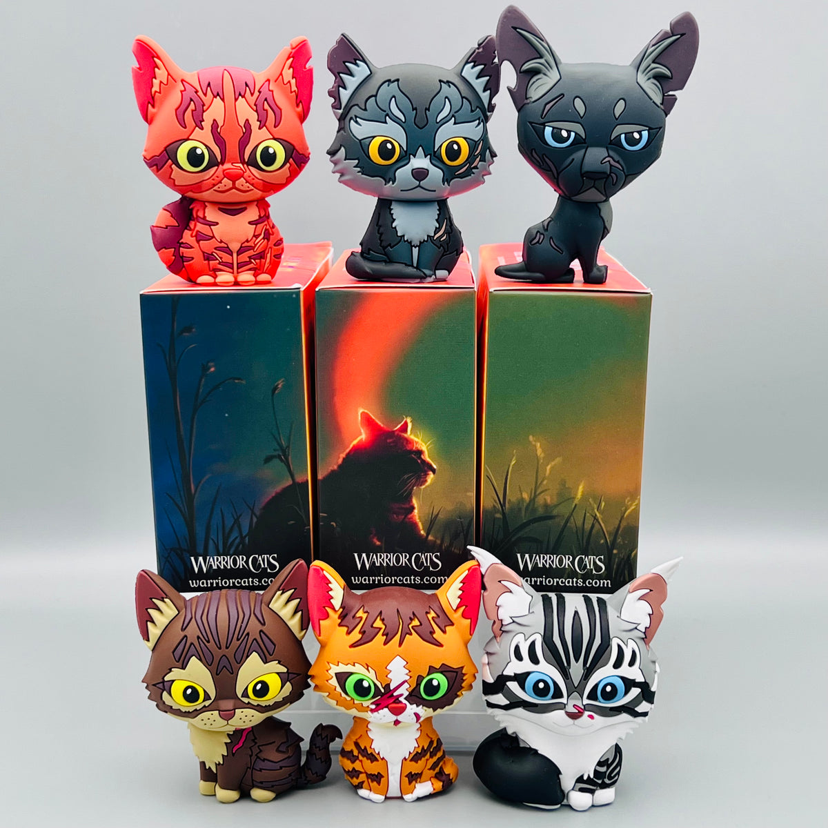 Crowfeather and Feathertail - Mini Collector Figures (The NEW Prophecy) Warriors Cats Store - USA