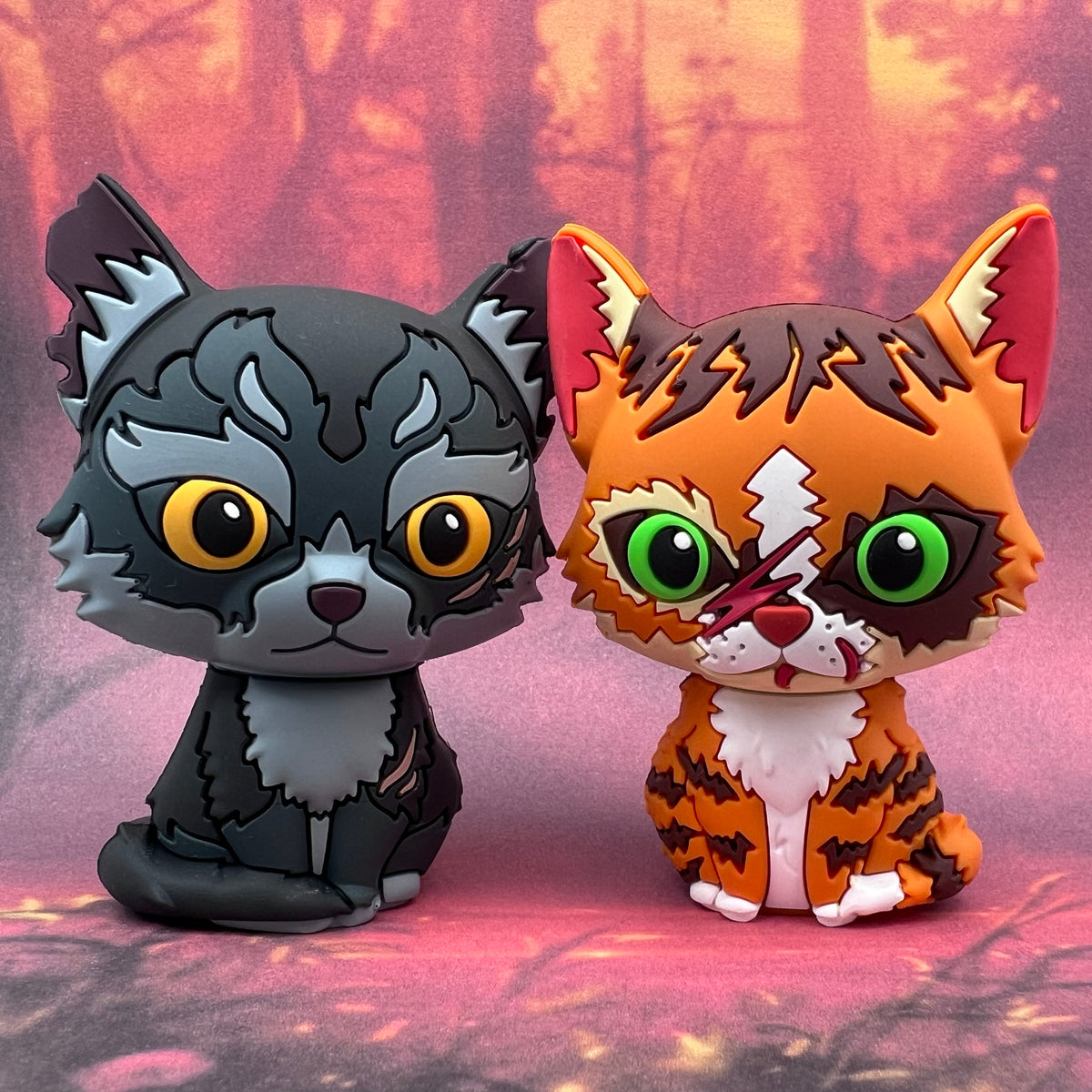 Stormfur and Tawnypelt - Mini Collector Figures (The NEW Prophecies Begin) Warriors Cats Store - USA