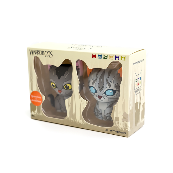 Graystripe & Jayfeather - Mini Collector Figures (Series 1) - Warriors ...