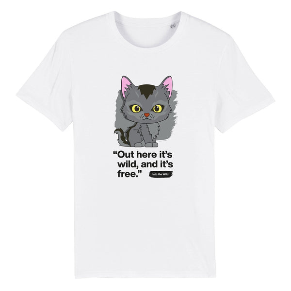 Out here it's wild - Graystripe - Adult Unisex T-Shirt - Warriors Cats ...